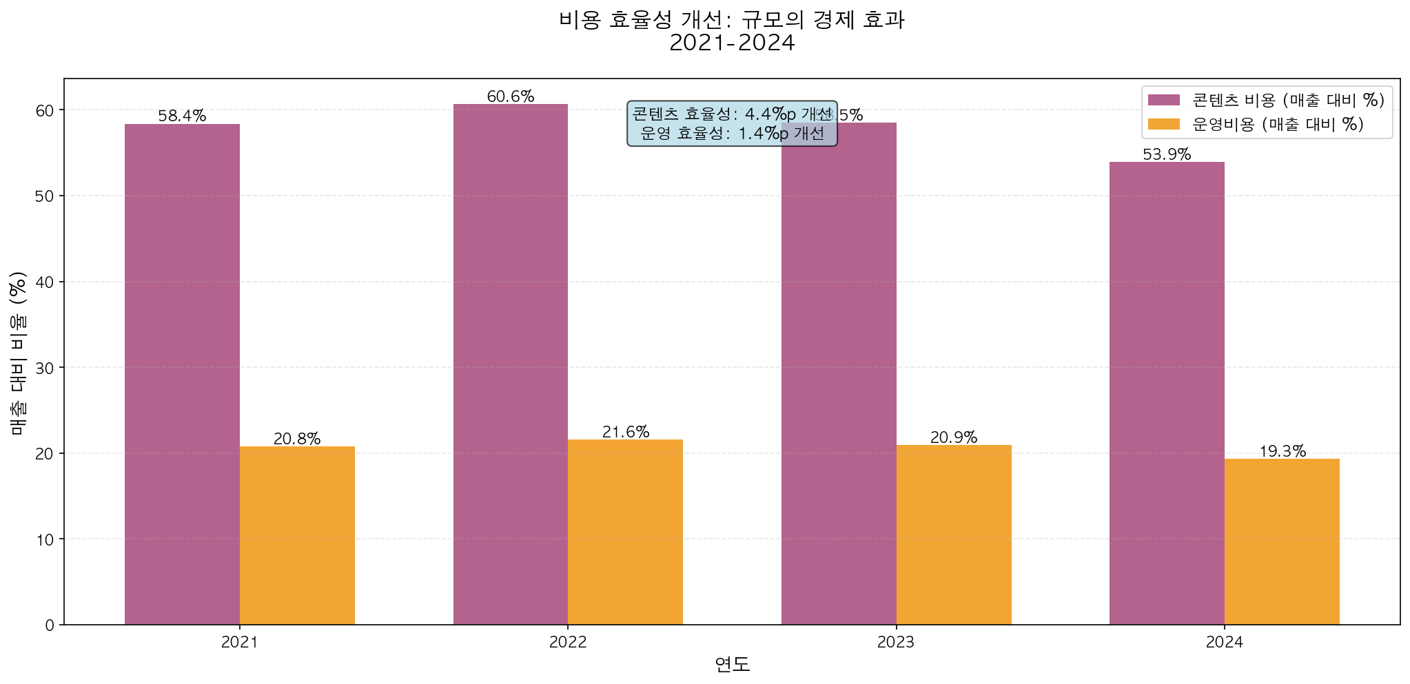 비용 효율성 개선